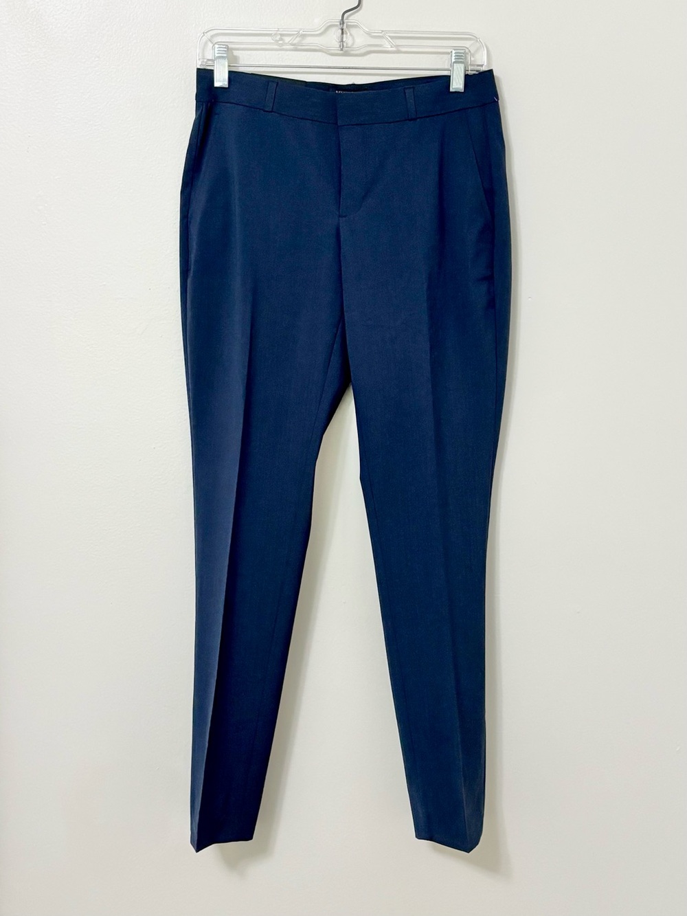 Italian Wool Banana Republic NWT Curvy Ryan Machine-Washable Pants Navy Size 0